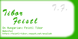 tibor feistl business card